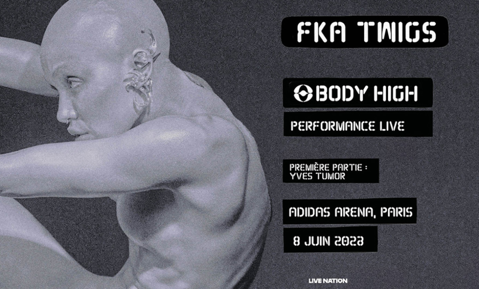 FKA Twigs passera par l’Adidas Arena le 8 juin prochain !