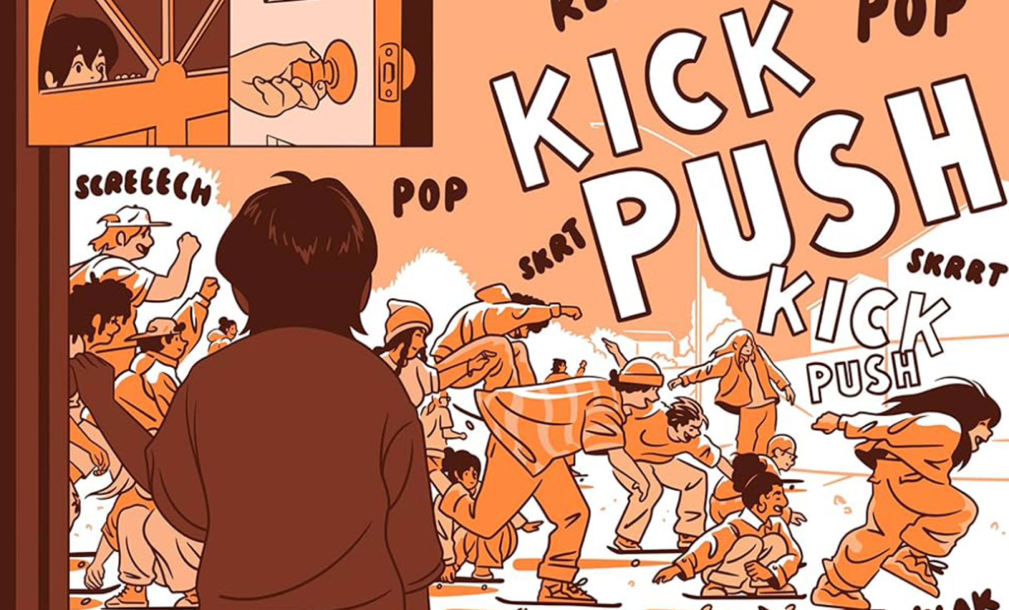 La roman graphique Skating Wilder revient tendrement sur l’histoire fracassante du Skateboard.