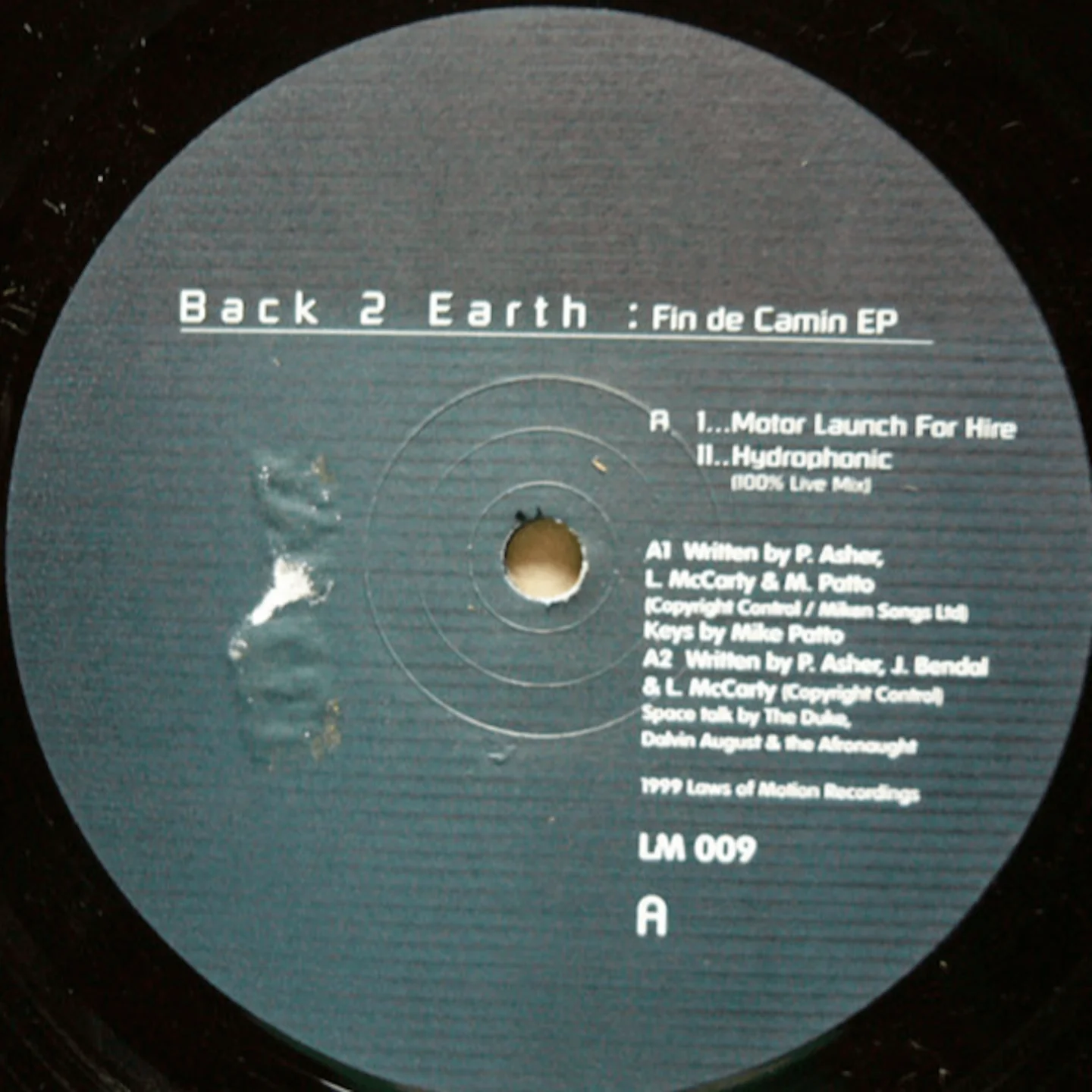 Nova Classic : « Motor Launch For Hire » de Back To Earth