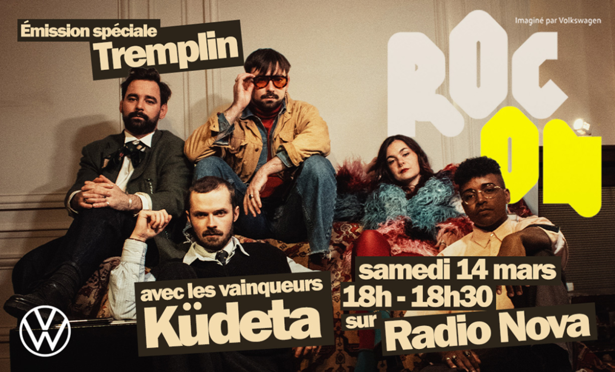 Retrouvez Küdeta, les grands gagnants du Tremplin Roc-On, de passage sur l’antenne de Radio Nova !